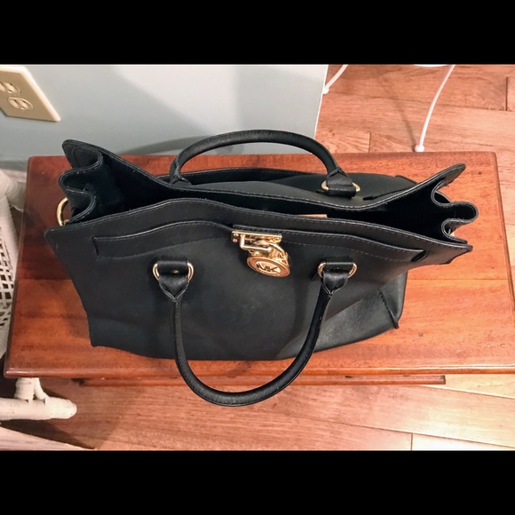 Authentic Michael Kors Hamilton Satchel Leather! - Picture 11 of 16